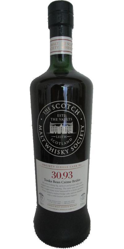 Glenrothes 1997 SMWS 30.93 Tonka Bean Crème Brûlée