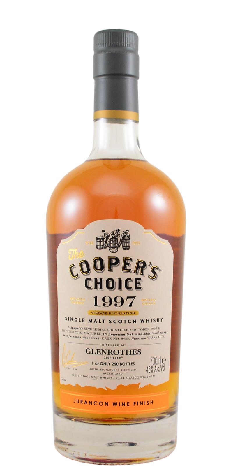 Glenrothes 1997 VM The Cooper's Choice