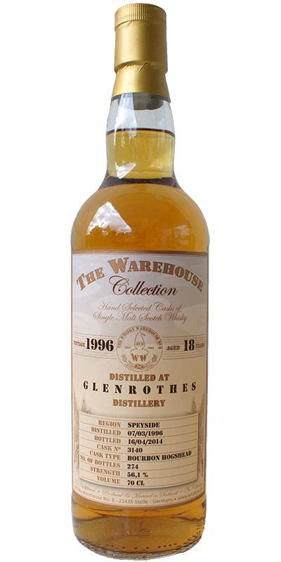 Glenrothes 1996 WW8 The Warehouse Collection