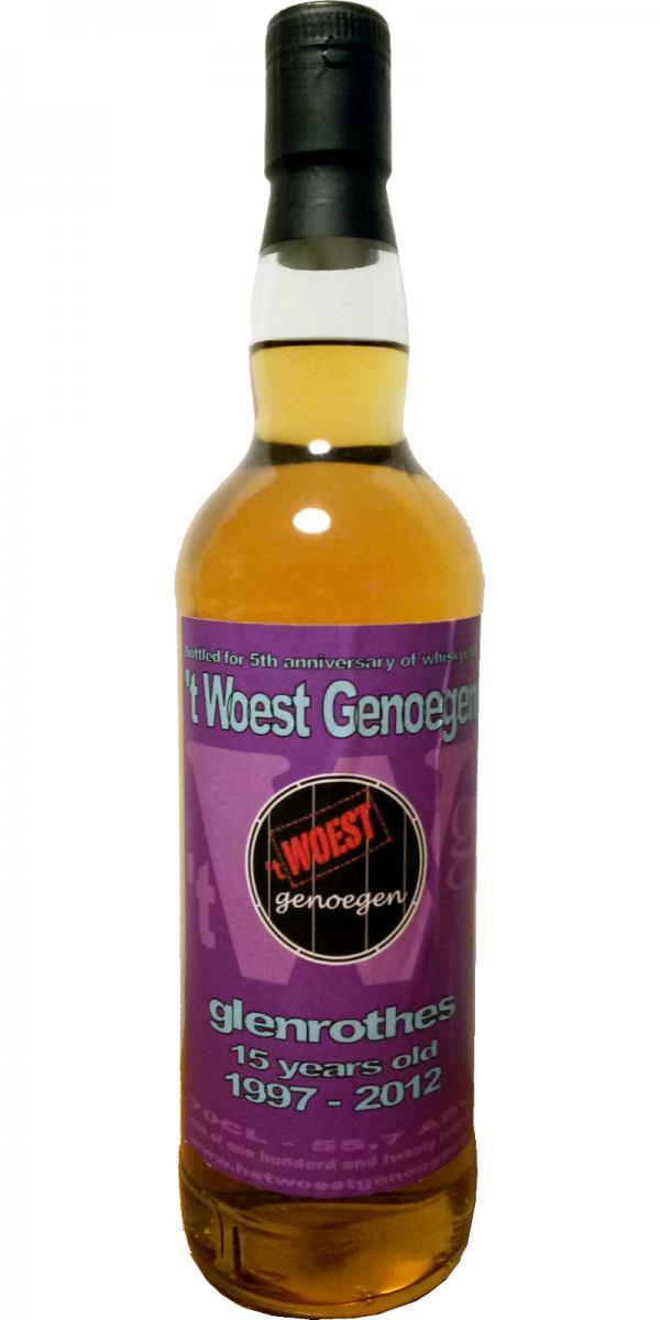 Glenrothes 1997 UD 5th anniversary of 't Woest Genoegen