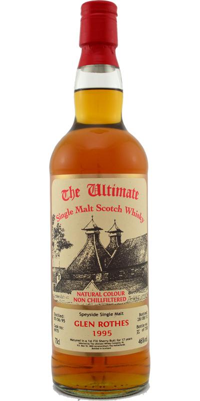 Glenrothes 1995 vW The Ultimate