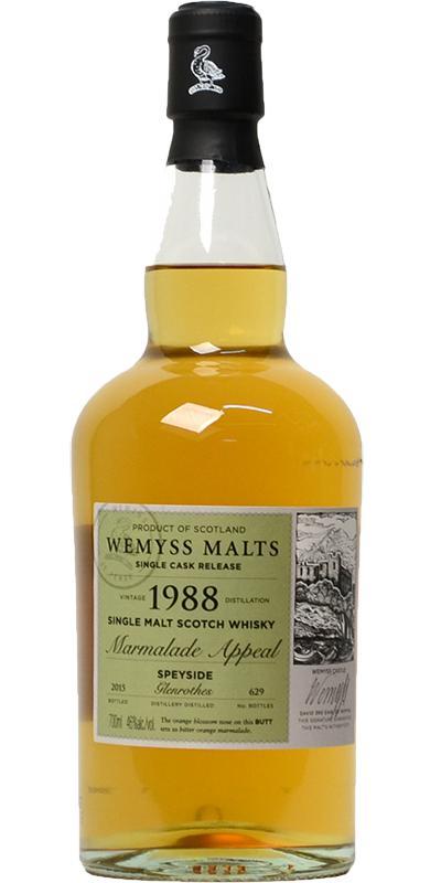 Glenrothes 1988 Wy Marmalade Appeal