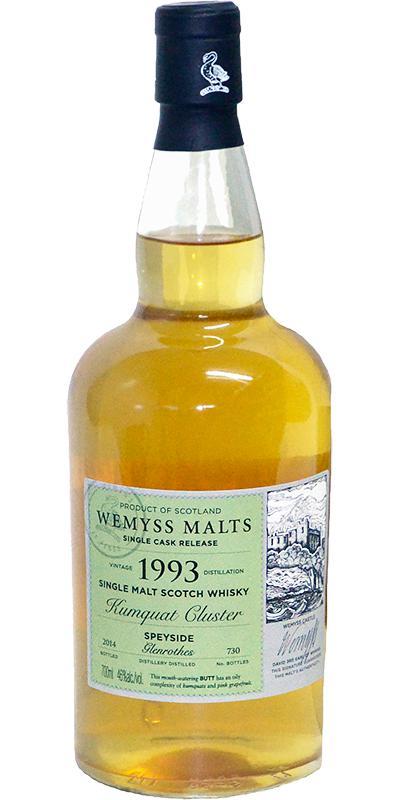 Glenrothes 1993 Wy Kumquat Cluster