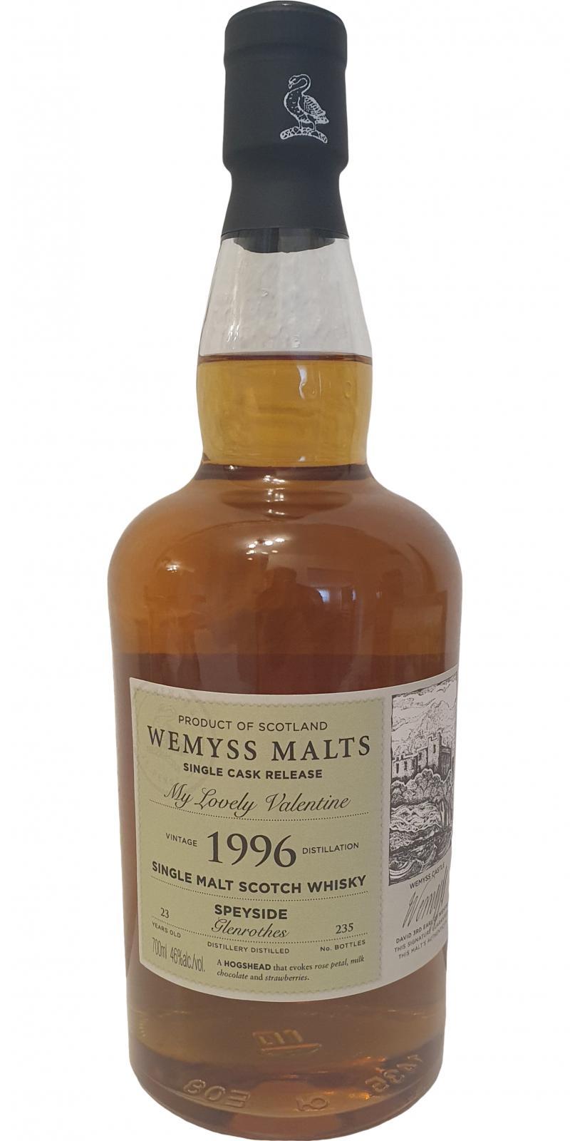 Glenrothes 1996 Wy My Lovely Valentine
