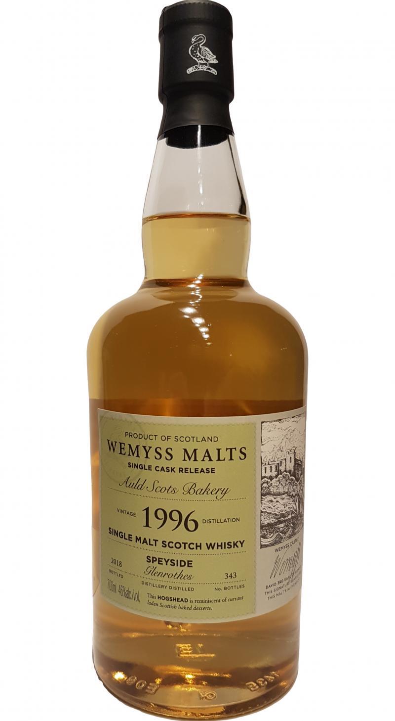 Glenrothes 1996 Wy Auld Scots Bakery