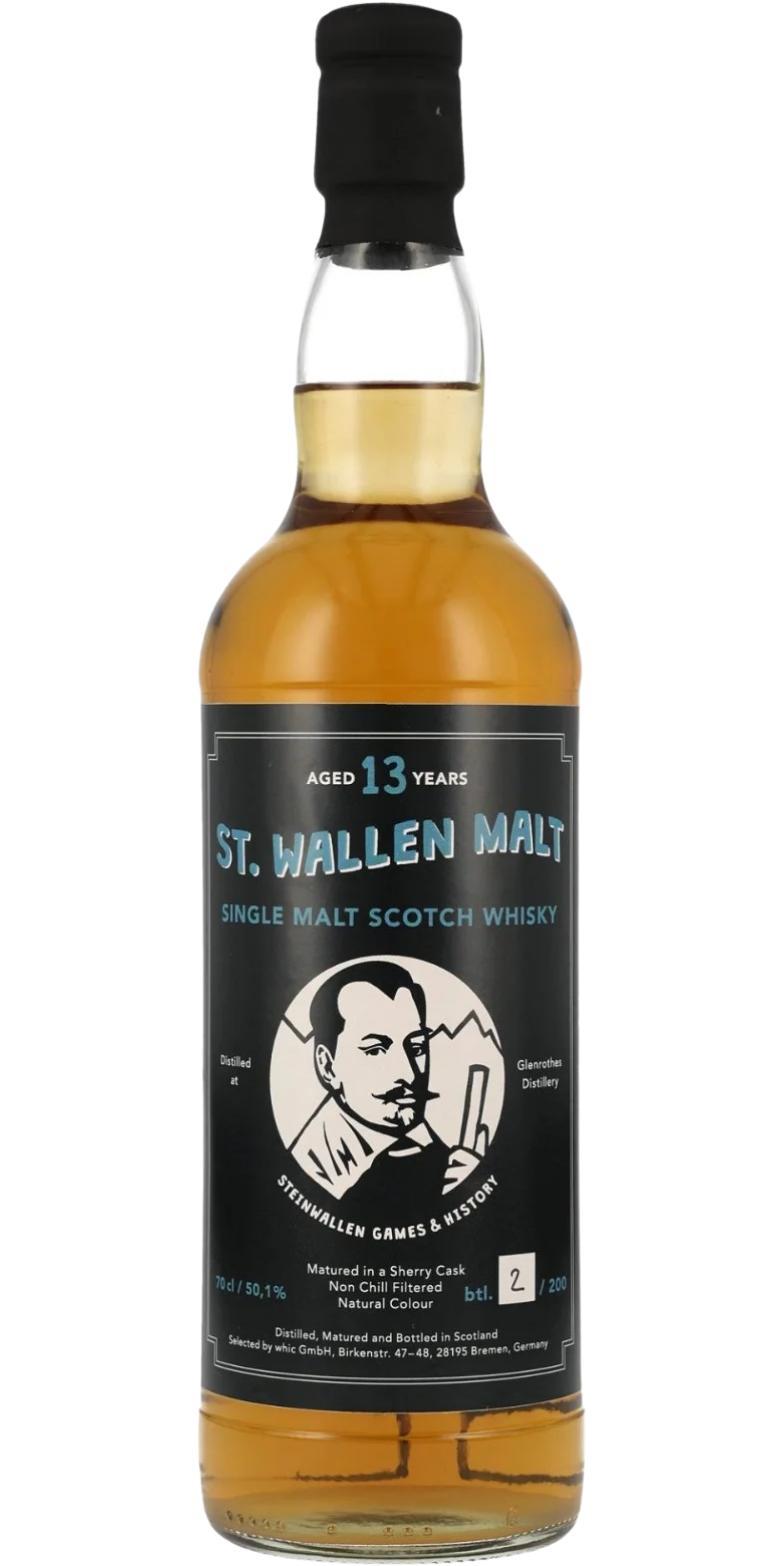 Glenrothes 13-year-old whic St. Wallen Malt