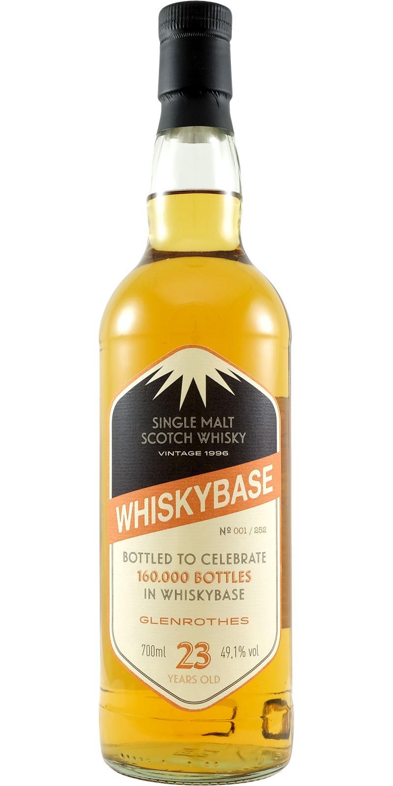 Glenrothes 1996 WB 160.000 bottles in Whiskybase