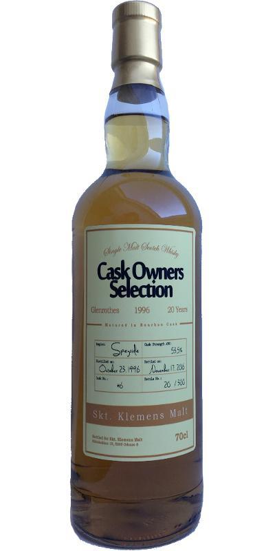 Glenrothes 1996 WhB Cask Owners Special Edition