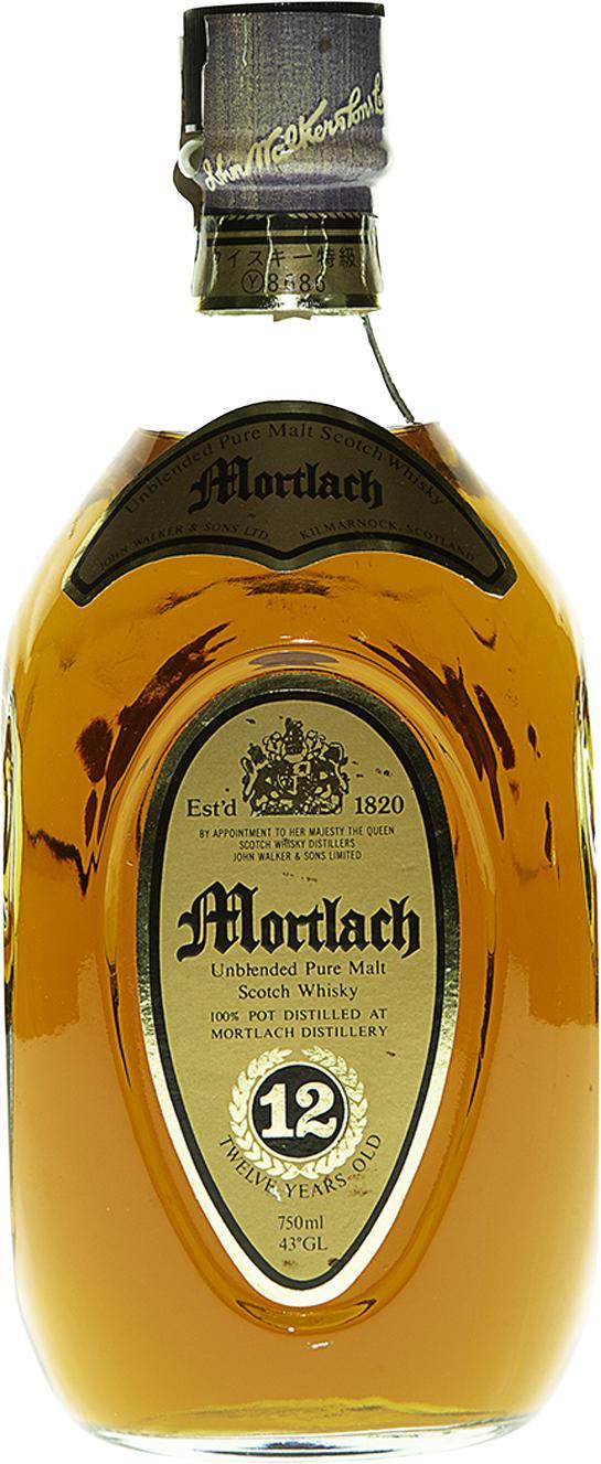 Mortlach 12-year-old Unblended Pure Malt Scotch Whisky