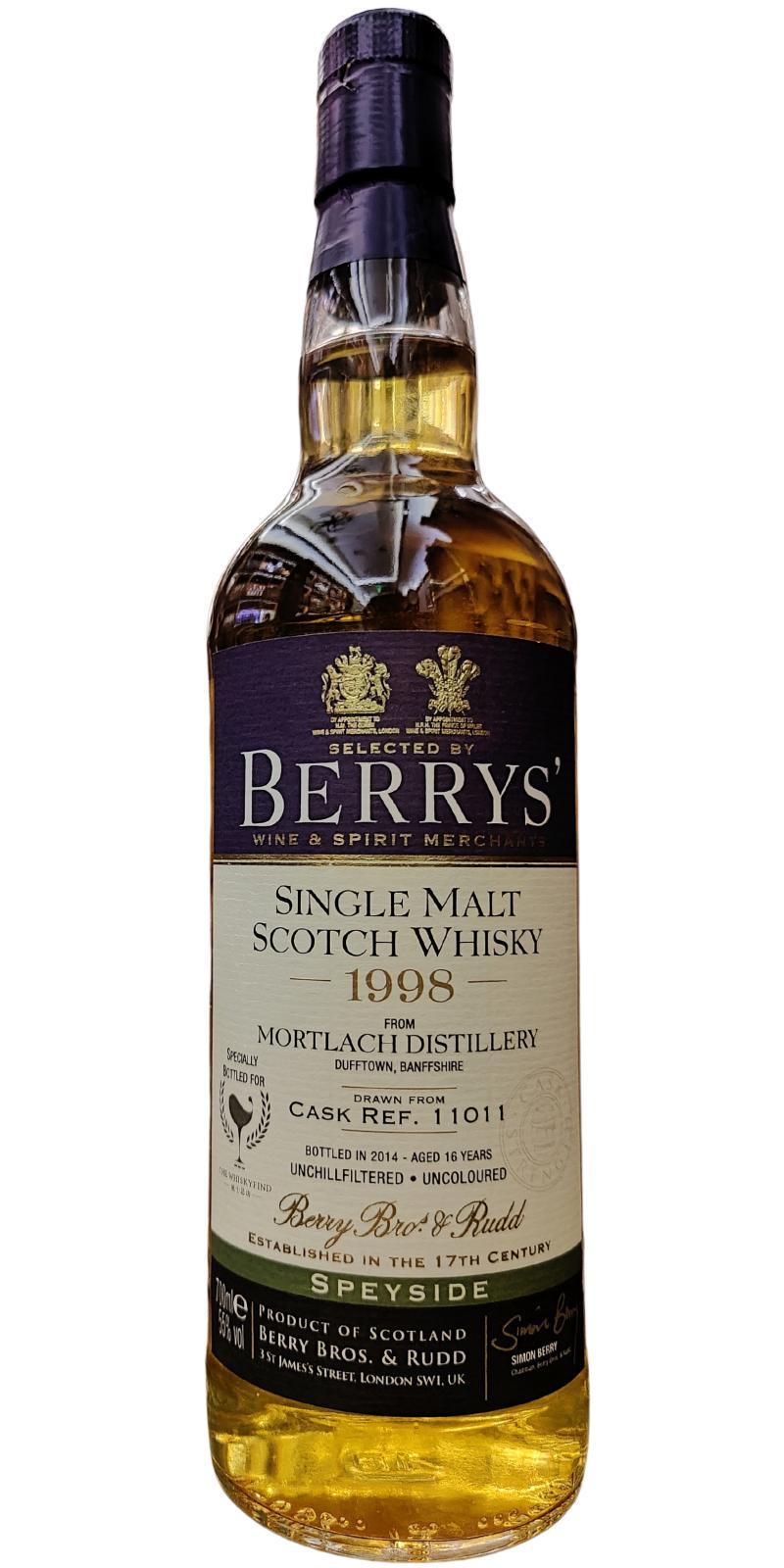 Mortlach 1998 BR Berrys'