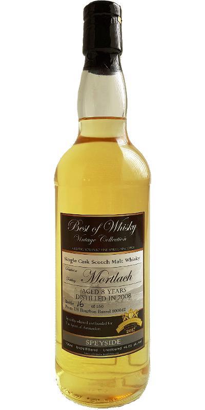 Mortlach 2008 BoW Vintage Collection