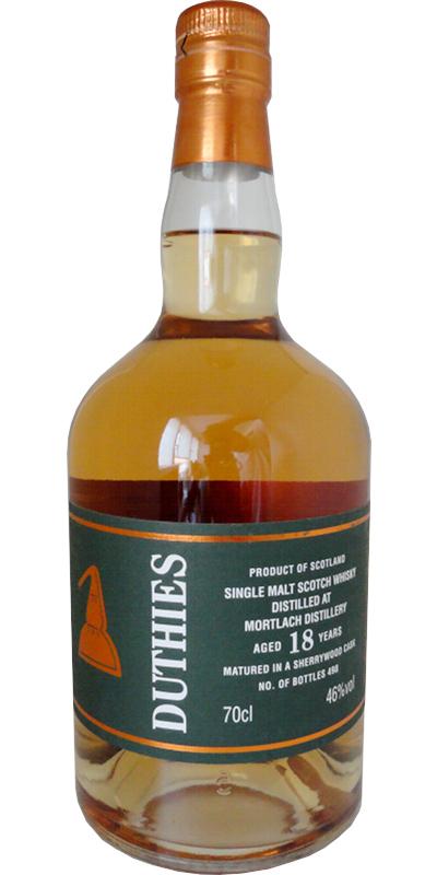Mortlach 18-year-old CA Duthies