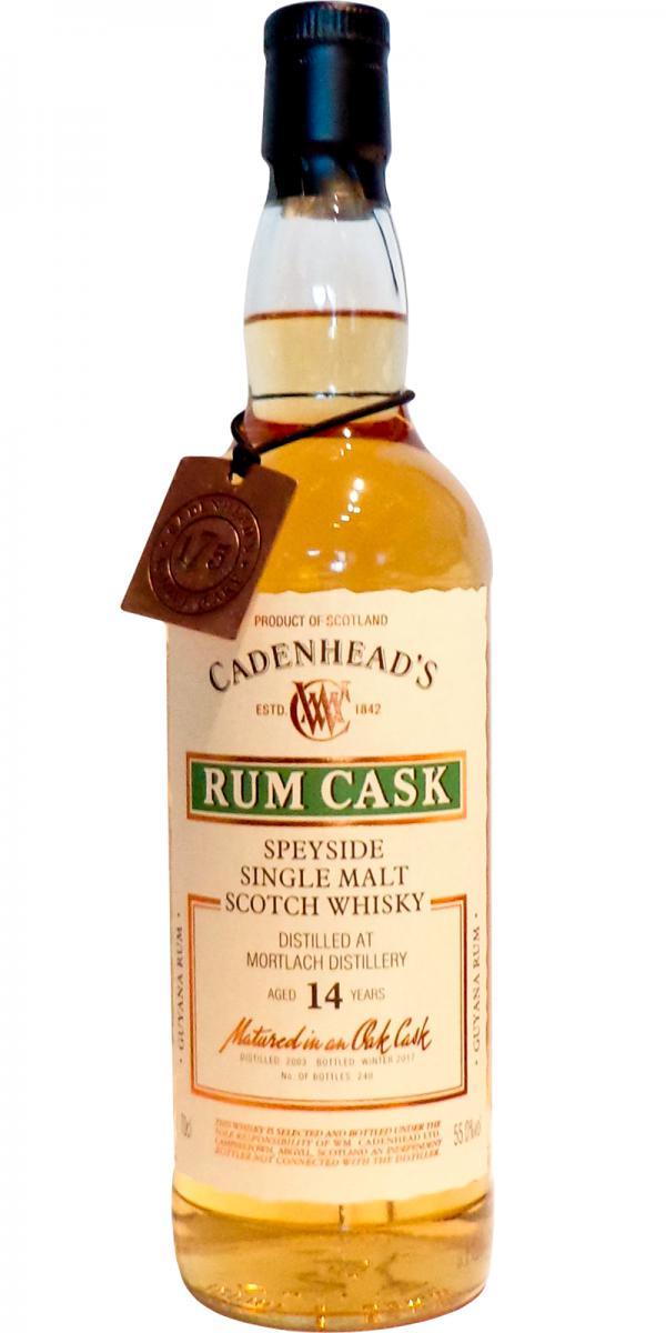 Mortlach 2003 CA Wood Range - Rum Cask