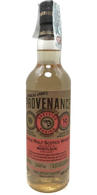 Mortlach 2006 DL Provenance