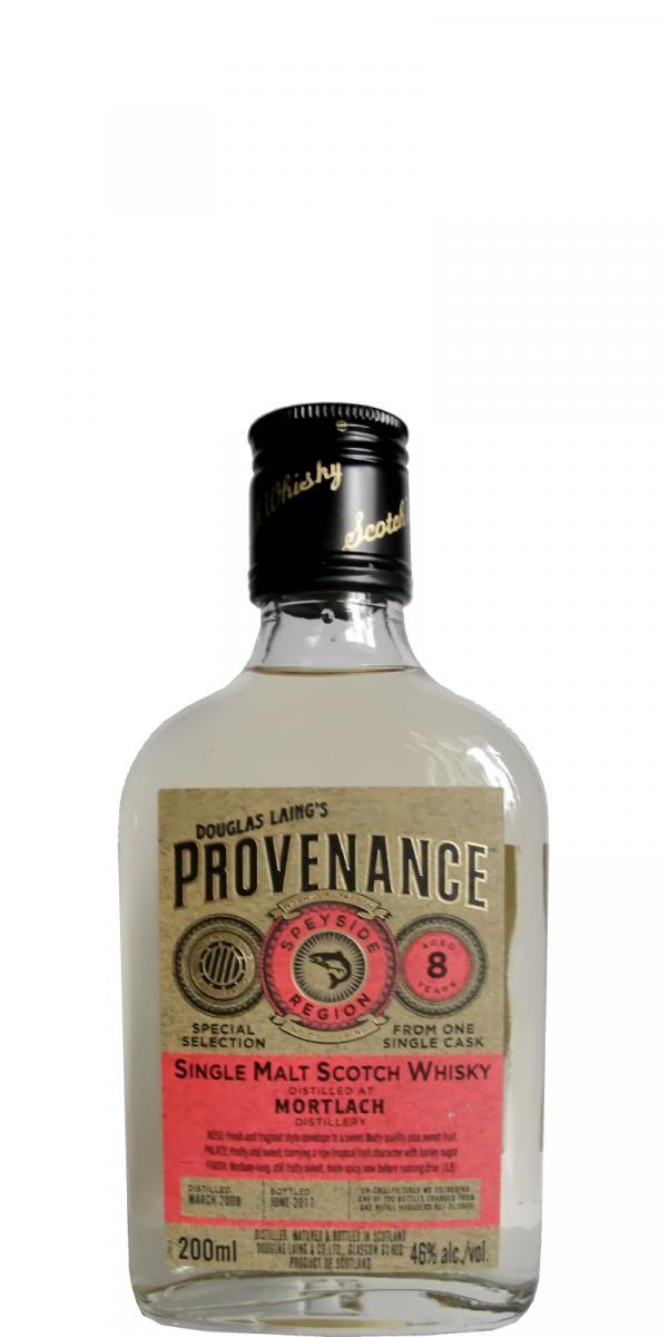 Mortlach 2009 DL Provenance