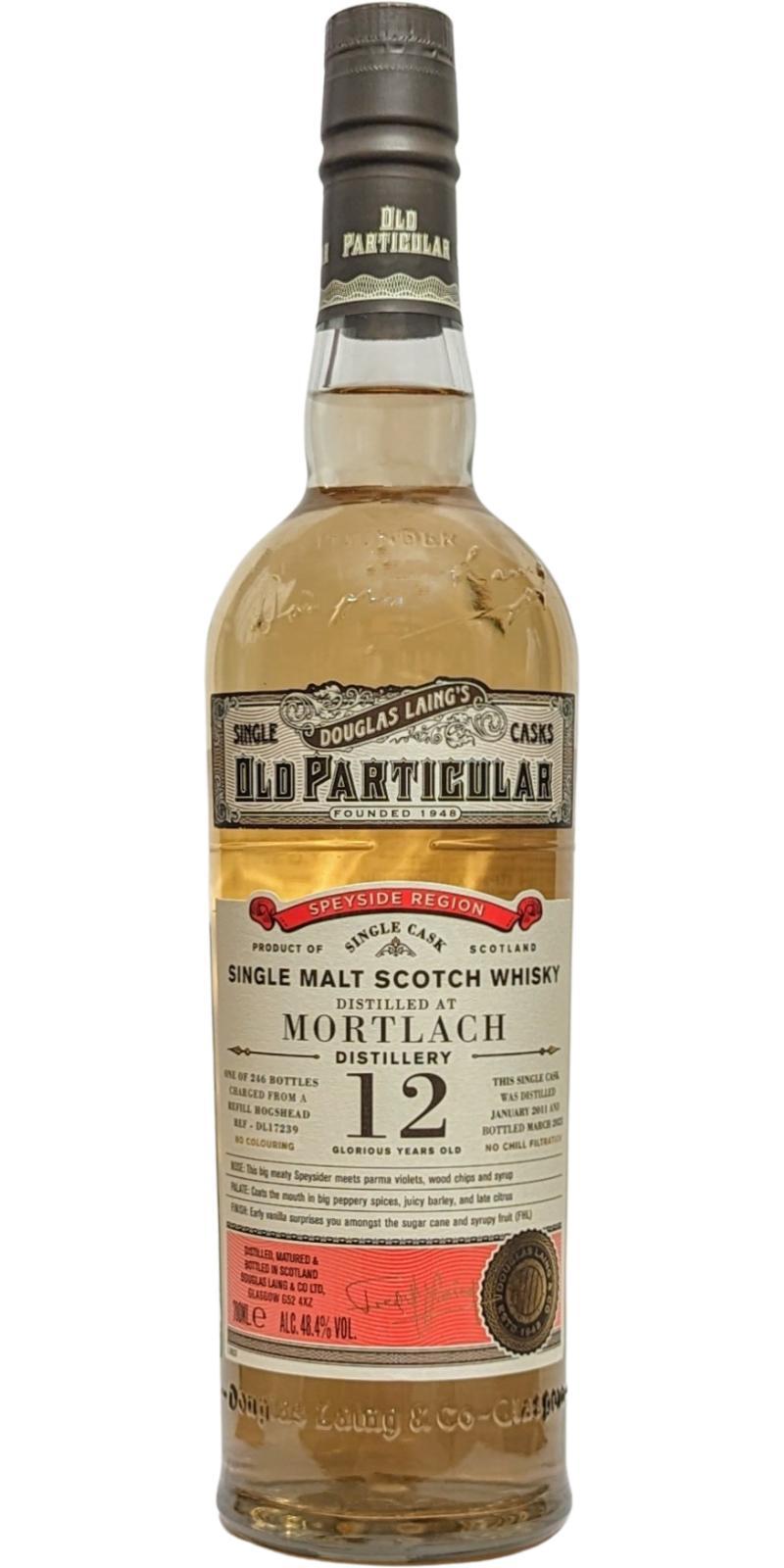 Mortlach 2011 DL Old Particular