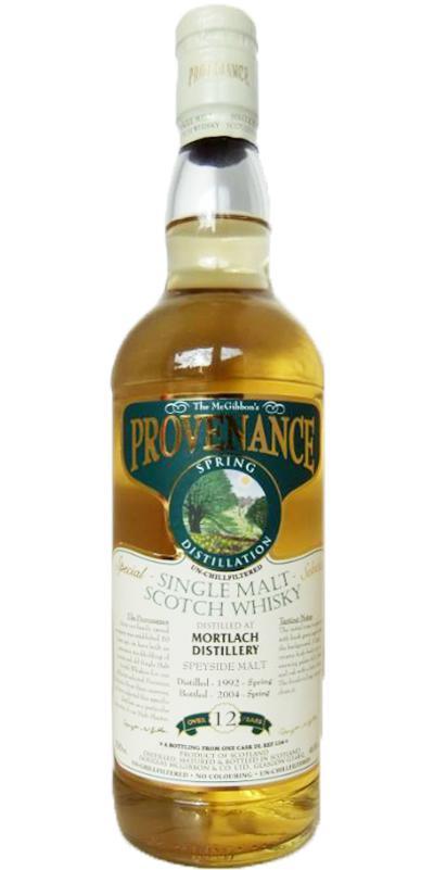 Mortlach 1992 McG McGibbon's Provenance