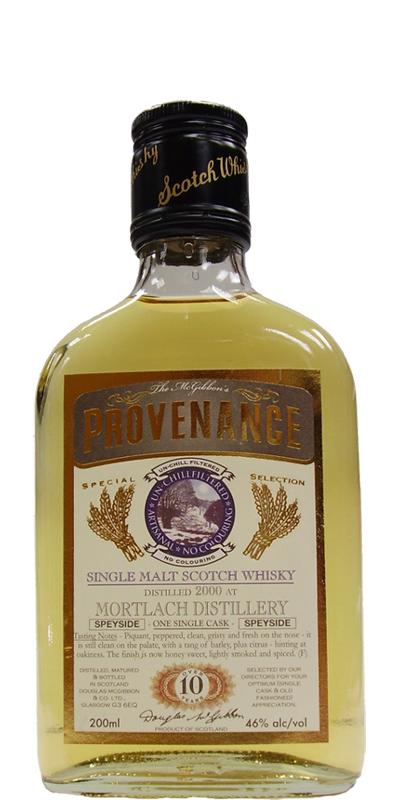 Mortlach 2000 McG McGibbon's Provenance