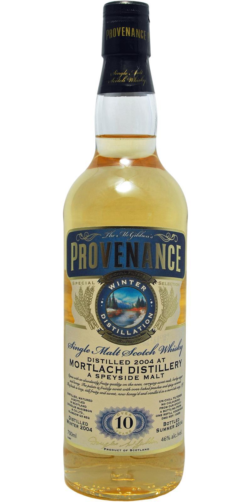 Mortlach 2004 McG McGibbon's Provenance