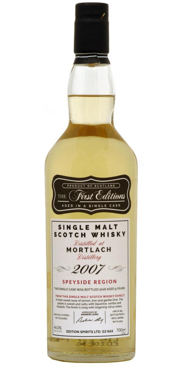 Mortlach 2007 ED The First Editions