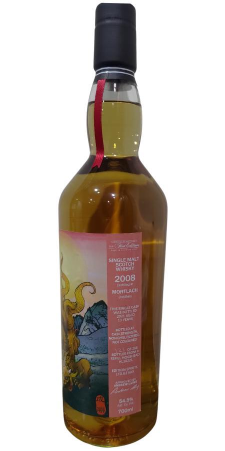 Mortlach 2008 ED The First Editions