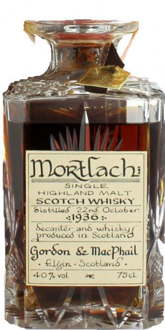 Mortlach 1936 GM Decanter