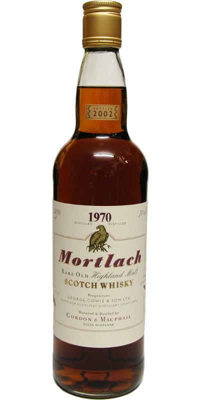 Mortlach 1970 GM Rare Old Highland Malt - white label