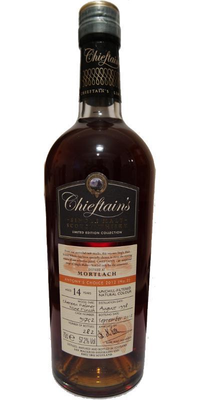 Mortlach 1998 IM Chieftain's - Antony’s Choice