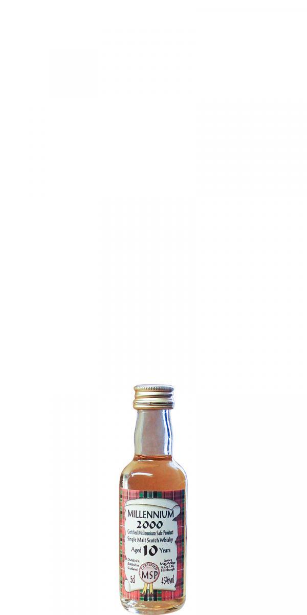 Mortlach 10-year-old JM Millennium 2000 - Miniature