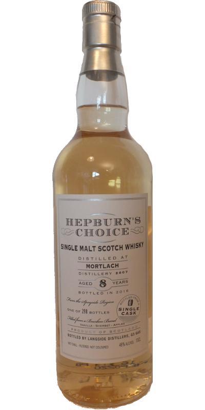 Mortlach 2007 LsD Hepburn's Choice
