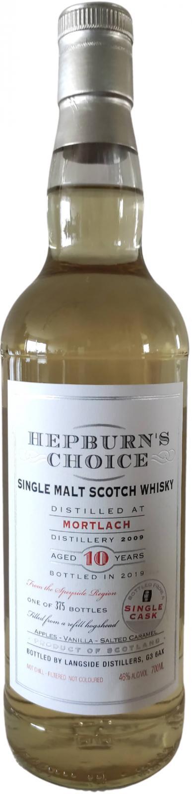 Mortlach 2009 LsD Hepburn's Choice