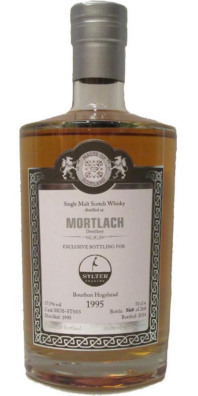 Mortlach 1995 MoS Exclusive Bottling for Sylter Trading