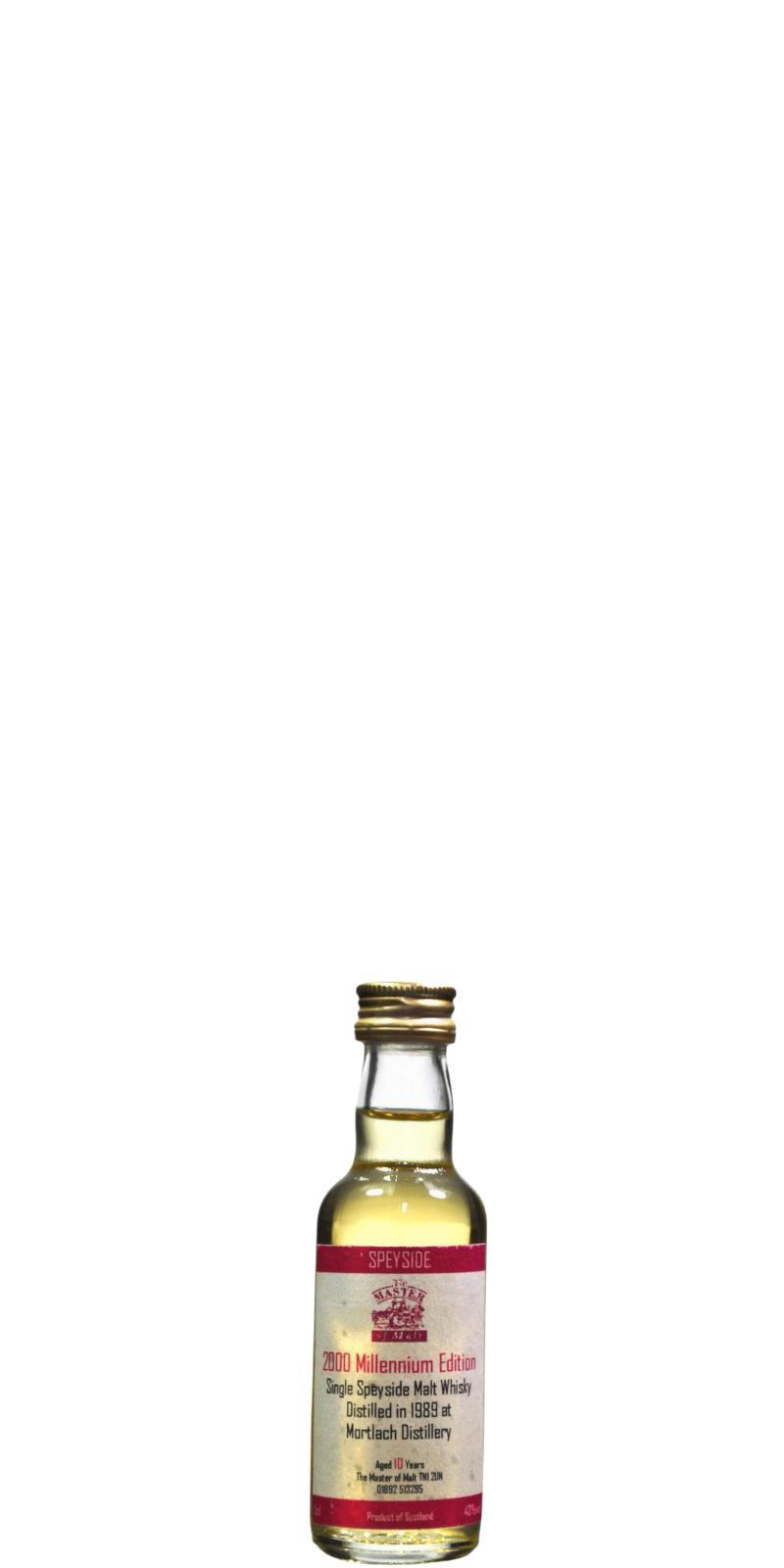 Mortlach 1989 MoM 2000 Millennium Edition - Miniature