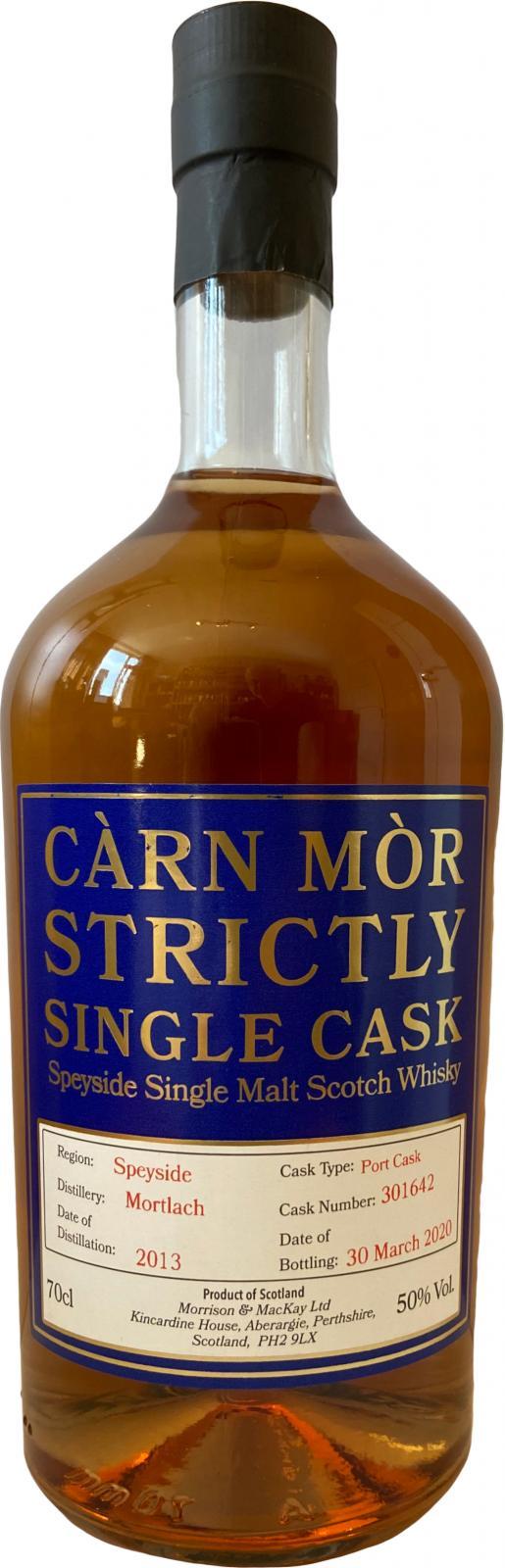 Mortlach 2013 MMcK Càrn Mòr - Strictly Single Cask