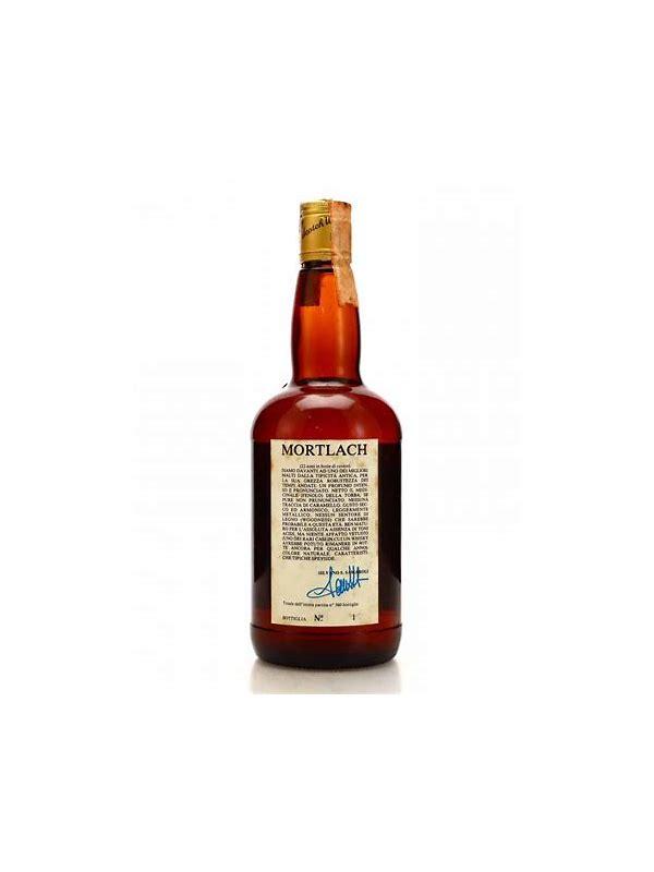 Mortlach 1957 Sa Dumpy brown bottle