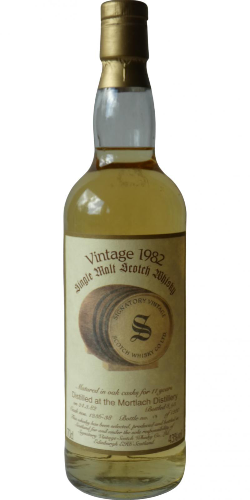 Mortlach 1982 SV Vintage Collection