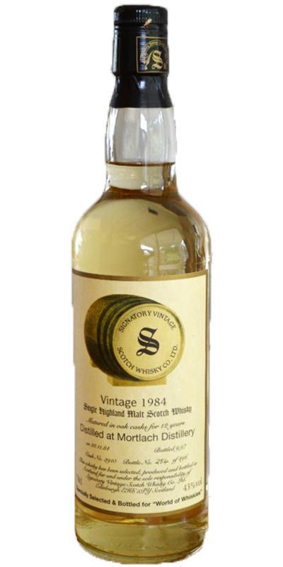 Mortlach 1984 SV Vintage Collection