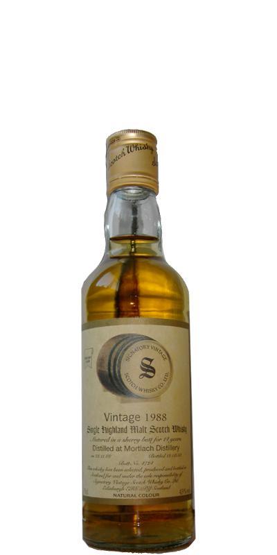 Mortlach 1988 SV Vintage Collection