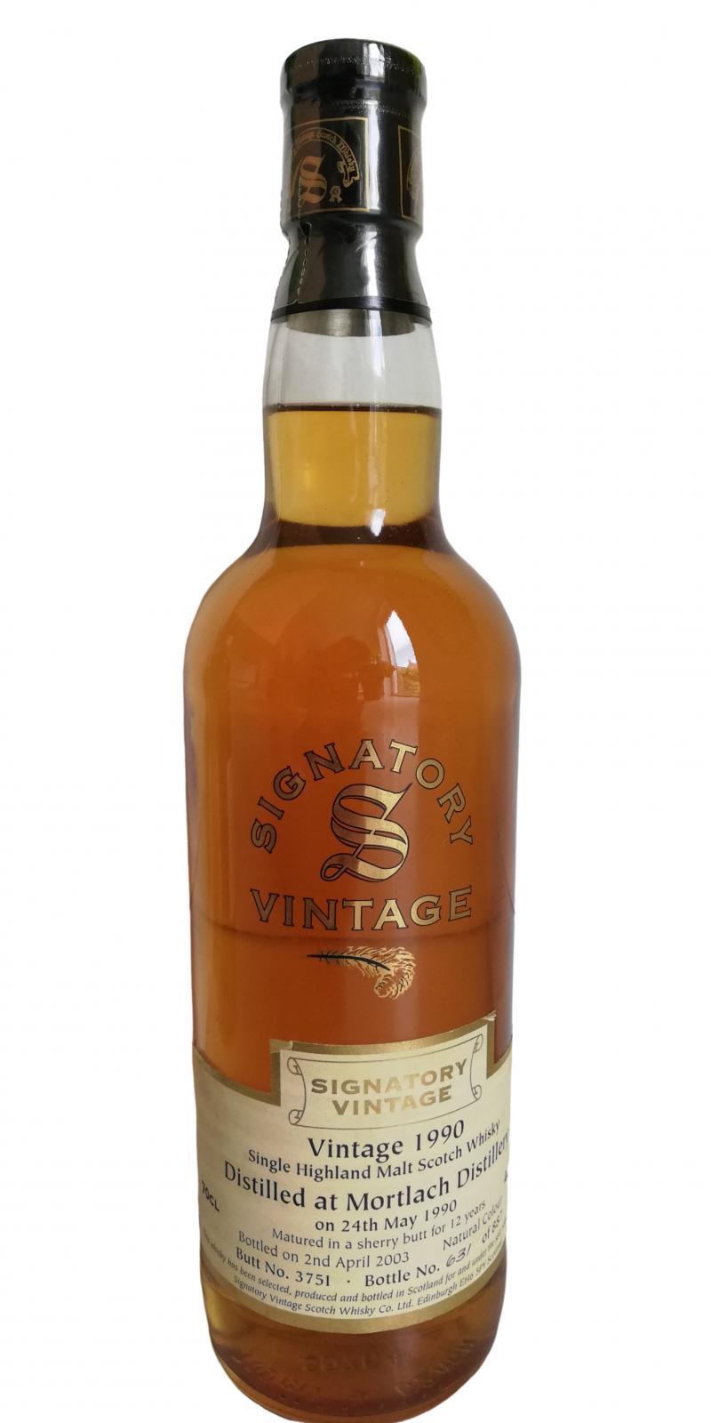 Mortlach 1990 SV Vintage Collection