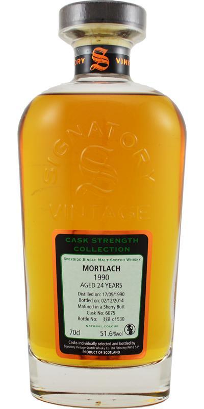Mortlach 1990 SV Cask Strength Collection