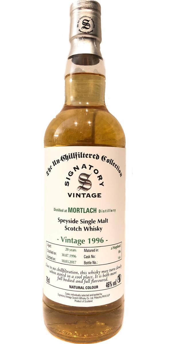 Mortlach 1996 SV The Un-Chillfiltered Collection