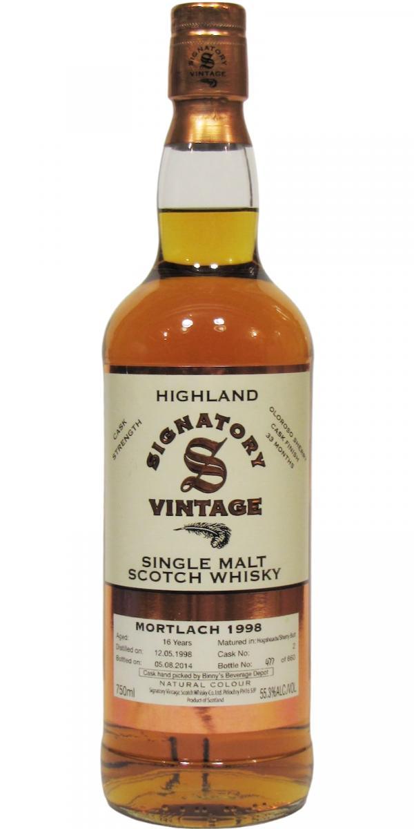 Mortlach 1998 SV Vintage Collection