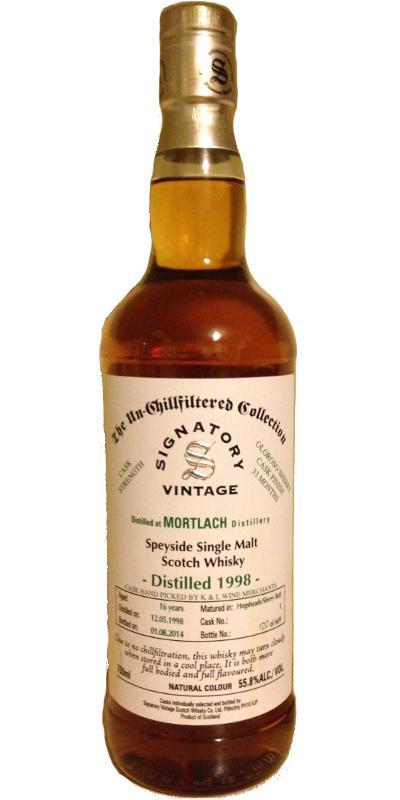 Mortlach 1998 SV The Un-Chillfiltered Collection - Cask Strength