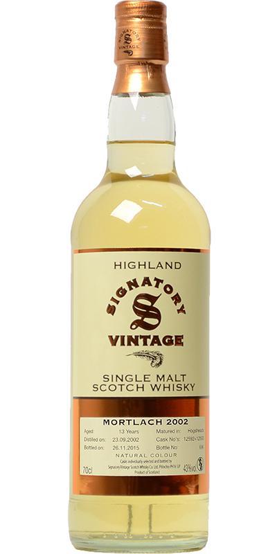 Mortlach 2002 SV Vintage Collection