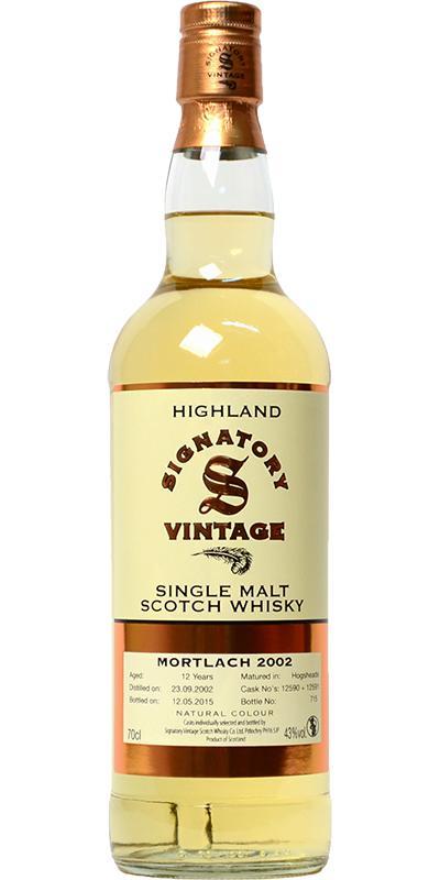 Mortlach 2002 SV Vintage Collection