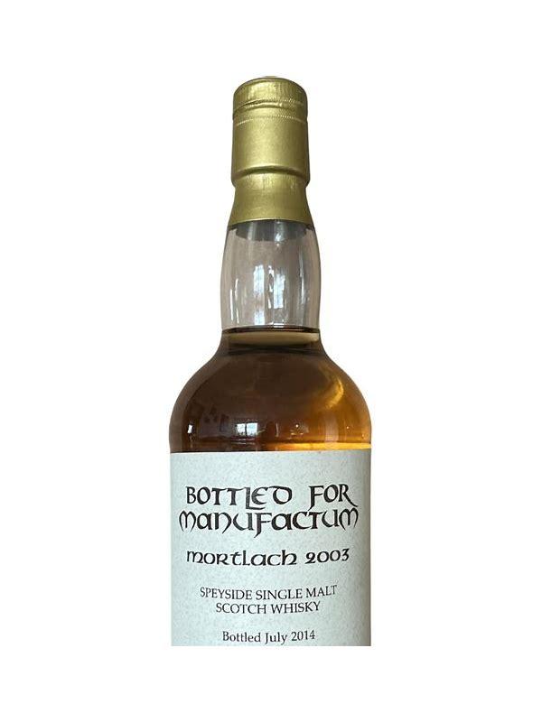 Mortlach 2003 SV The Un-Chillfiltered Collection - Very Cloudy