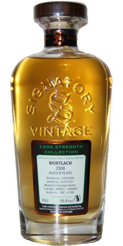 Mortlach 2008 SV Cask Strength Collection