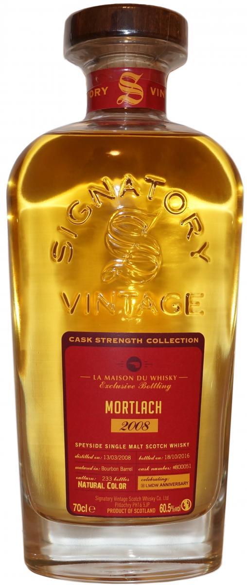 Mortlach 2008 SV Cask Strength Collection