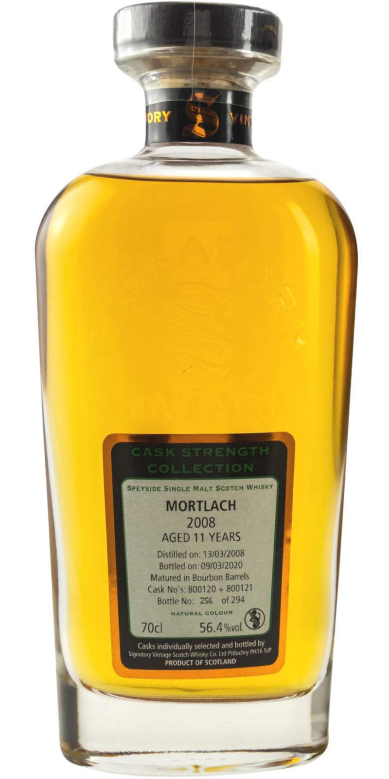 Mortlach 2008 SV Cask Strength Collection