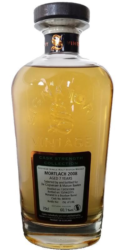 Mortlach 2008 SV Cask Strength Collection